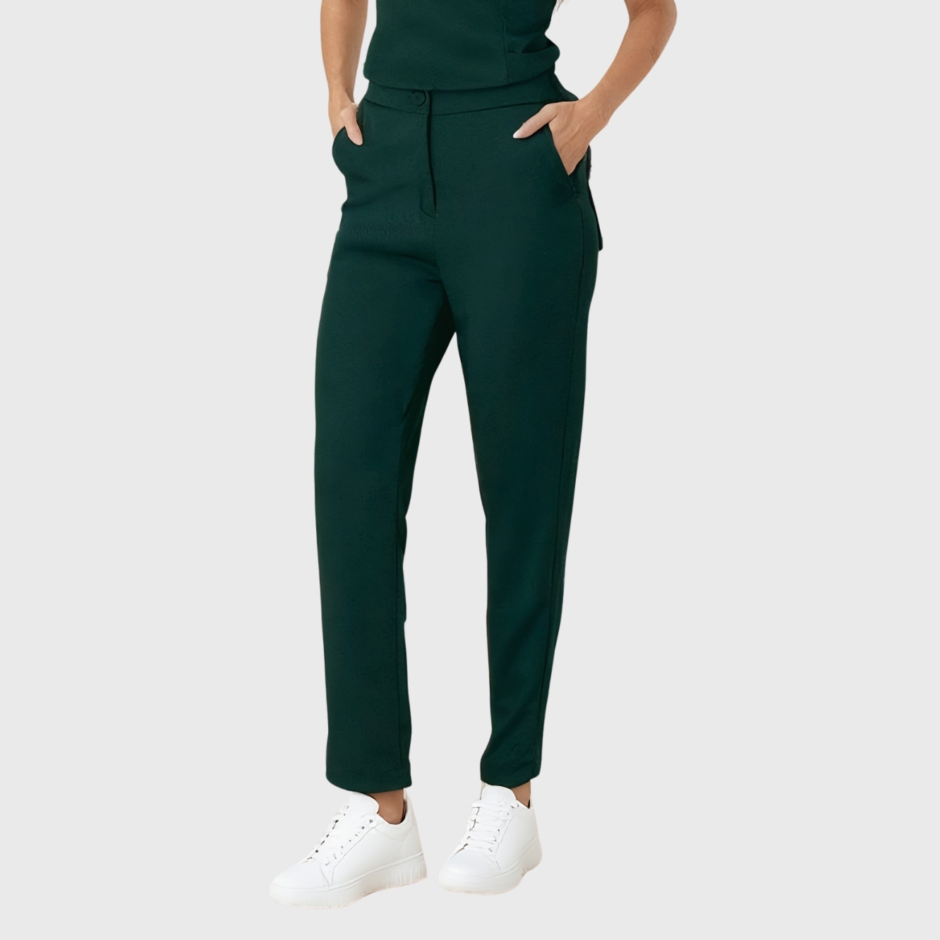 Women' Slim Fit Straight Leg 4-Pocket Scrub Pants