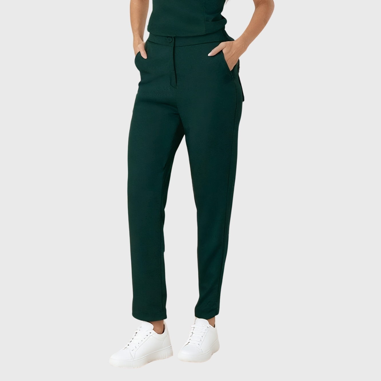 Women' Slim Fit Straight Leg 4-Pocket Scrub Pants