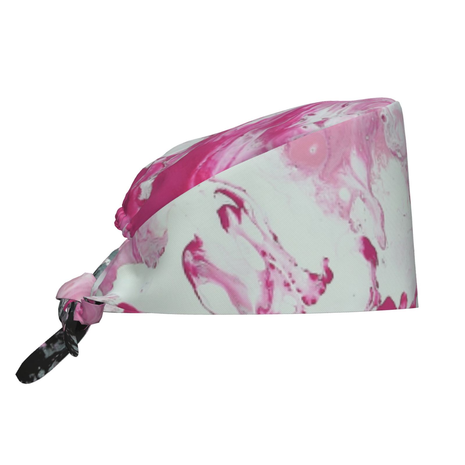 Pink Marble Surgical Caps