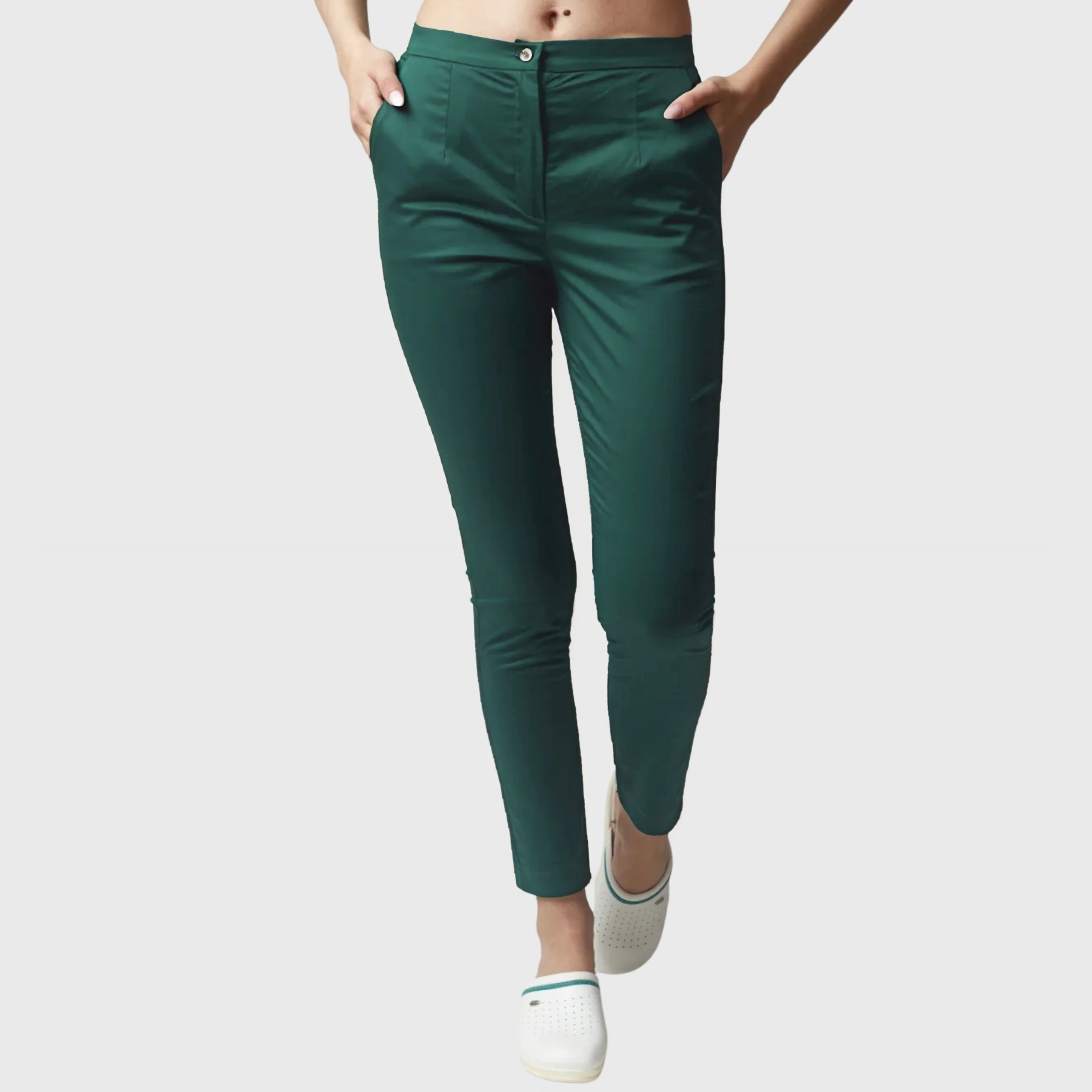 Clara Women's Slim Fit Straight Leg Scrub Pants