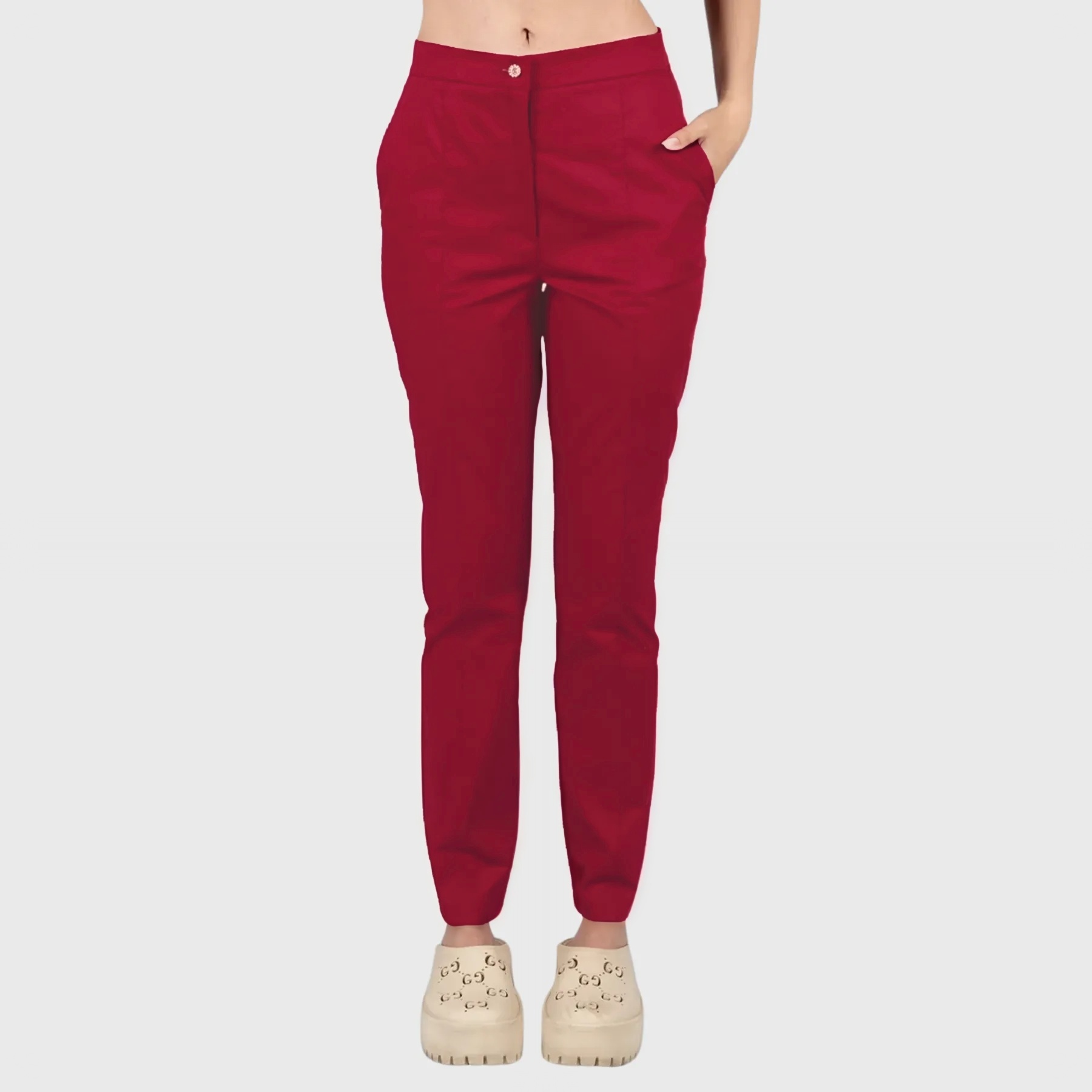 Clara Women's Slim Fit Straight Leg Scrub Pants