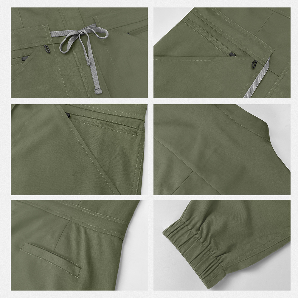 Women's Cargo Scrub Jumpsuit S2