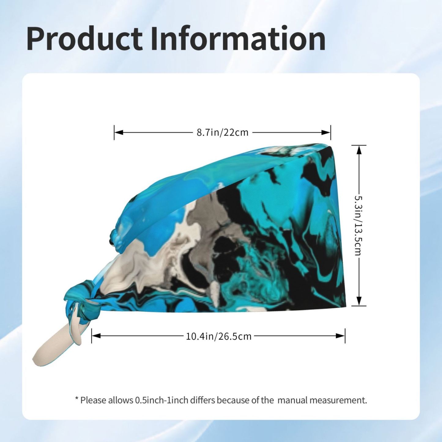 Blue Marble Surgical Caps