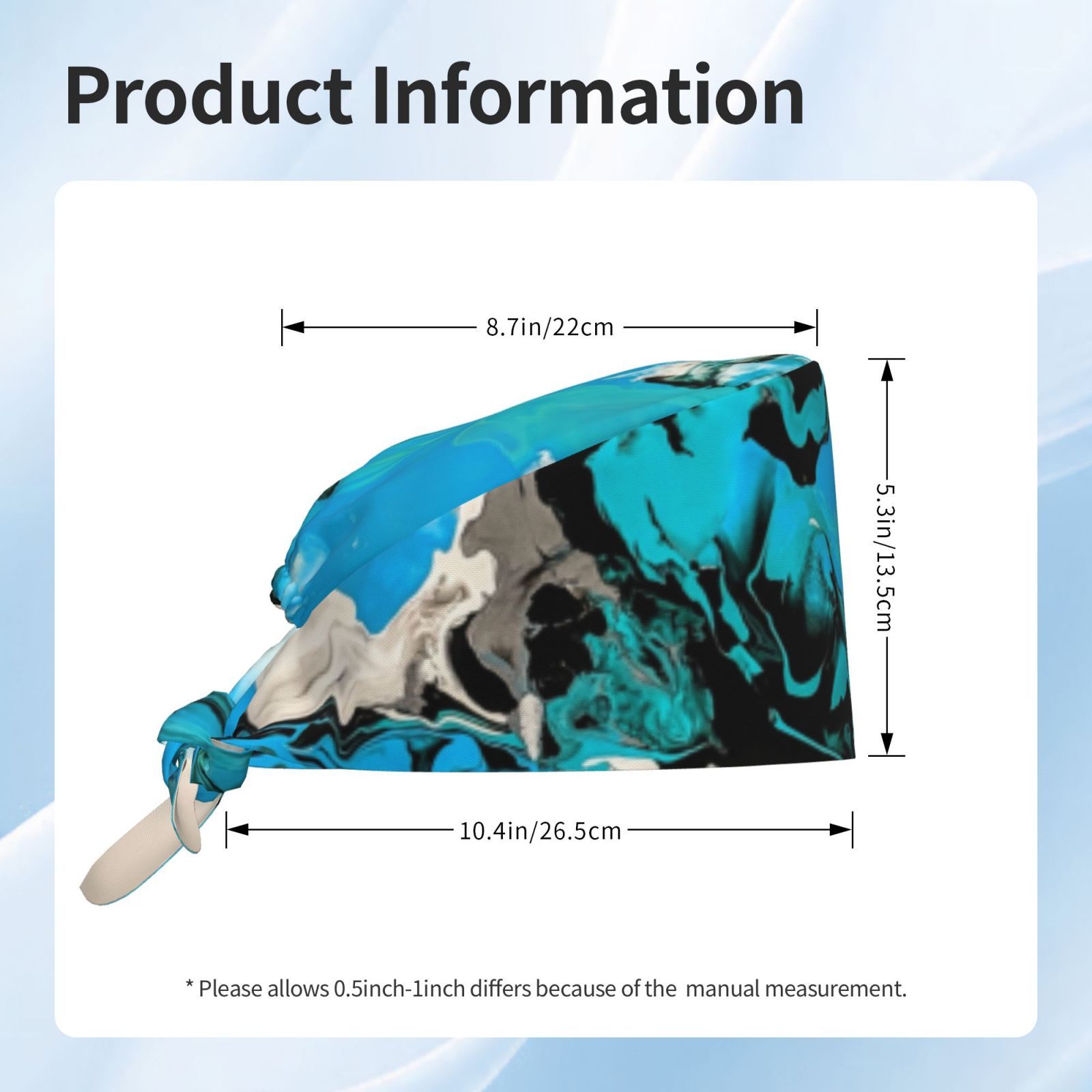 Blue Marble Surgical Caps