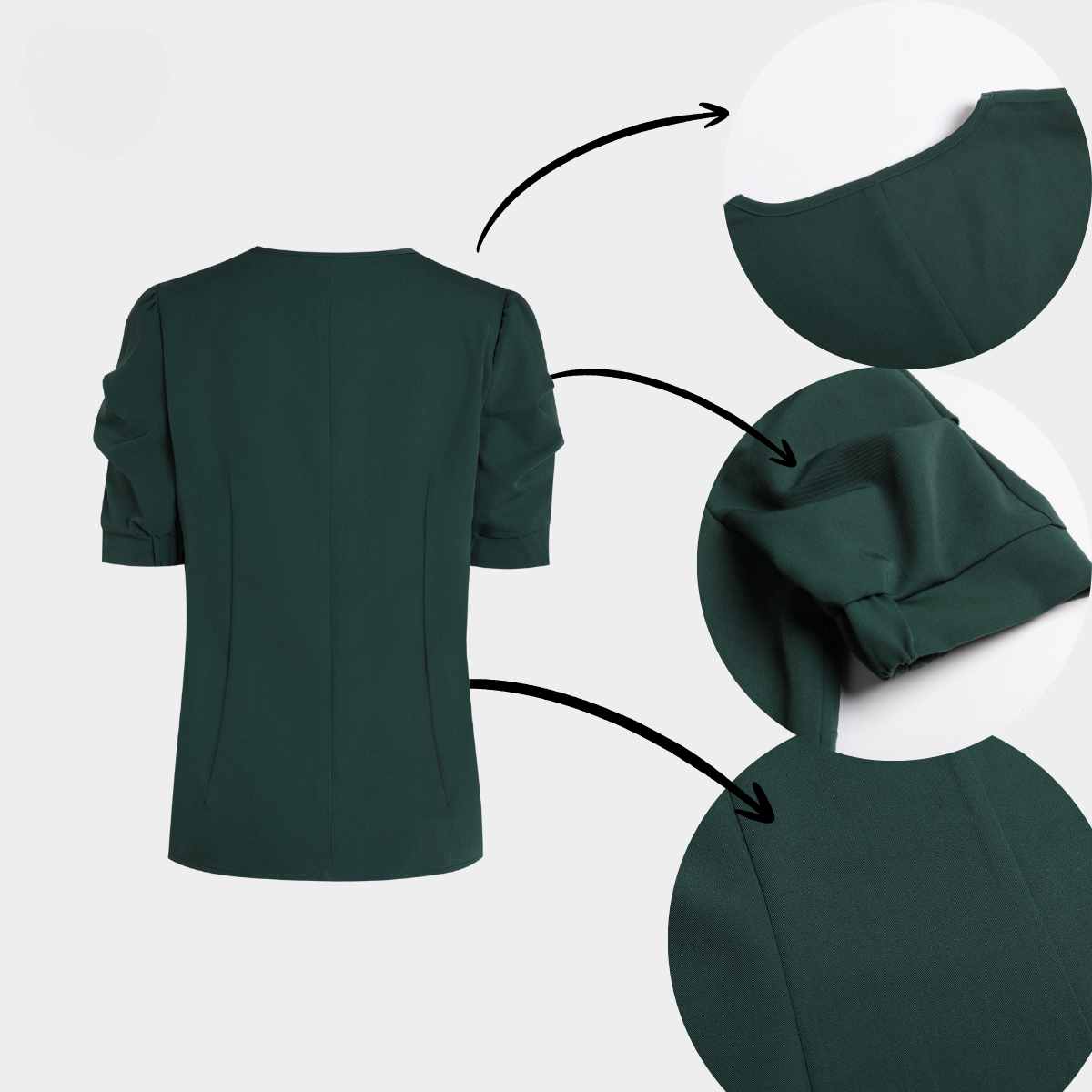 Women's V-neck One Upper Left Pocket Scrub Top™