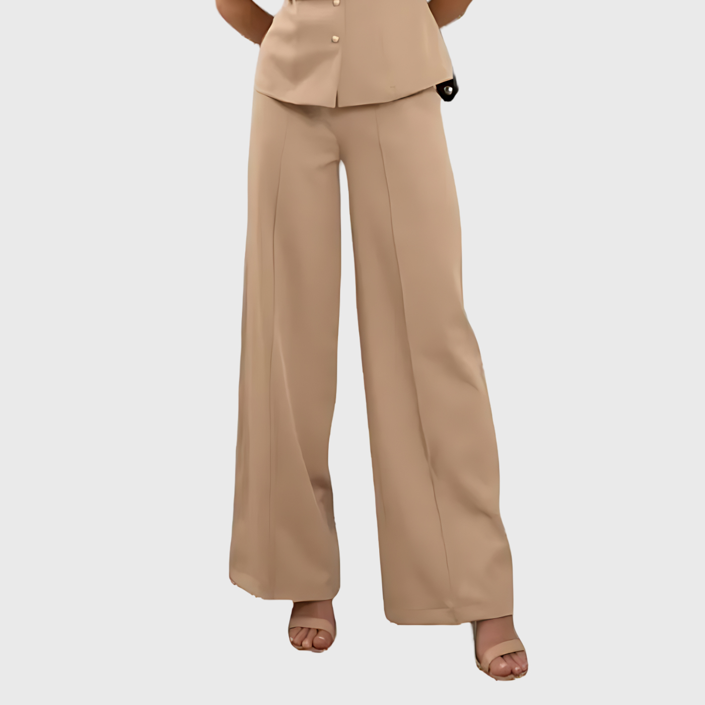 Women's Flared Style Pleated Design Scrub Pant™