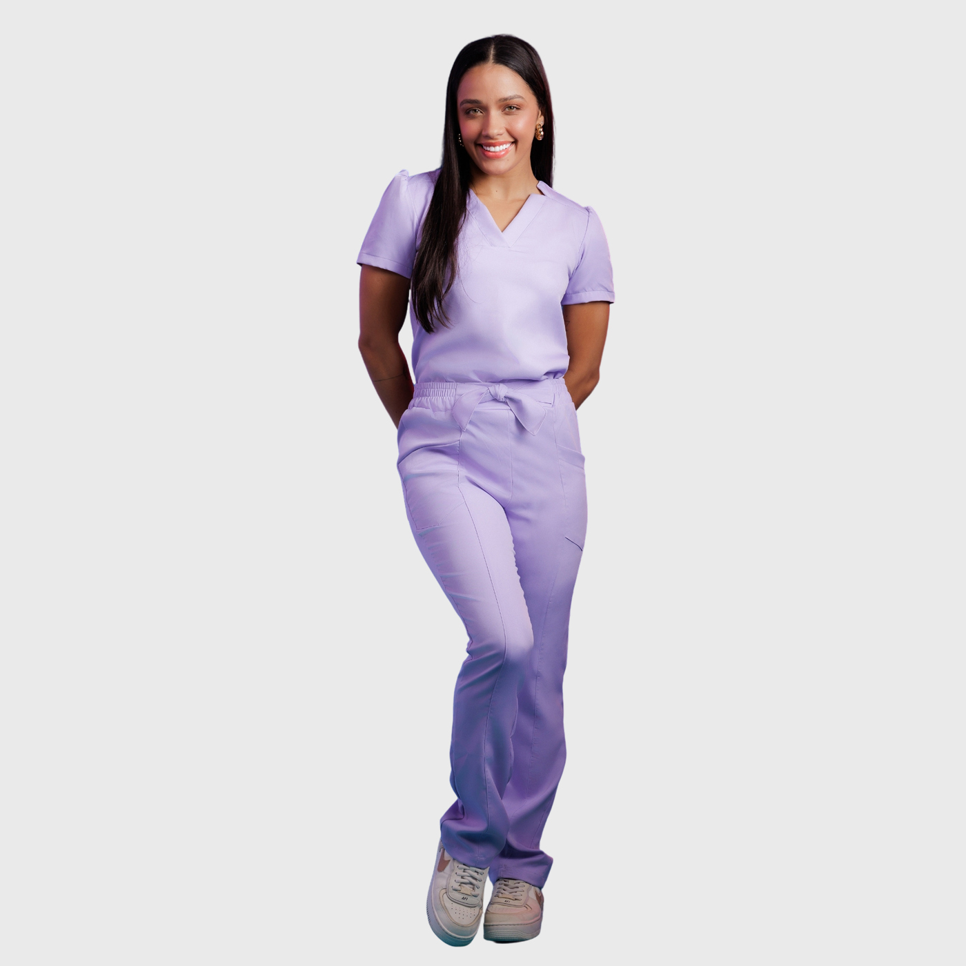 Women's Slim Fit Cutout V-Neck Scrub Top™