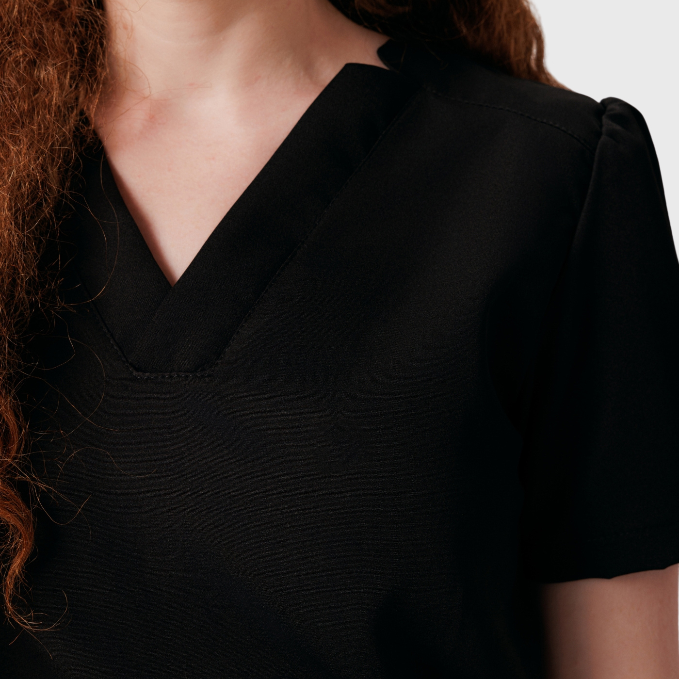 Women's Slim Fit Cutout V-Neck Scrub Top™