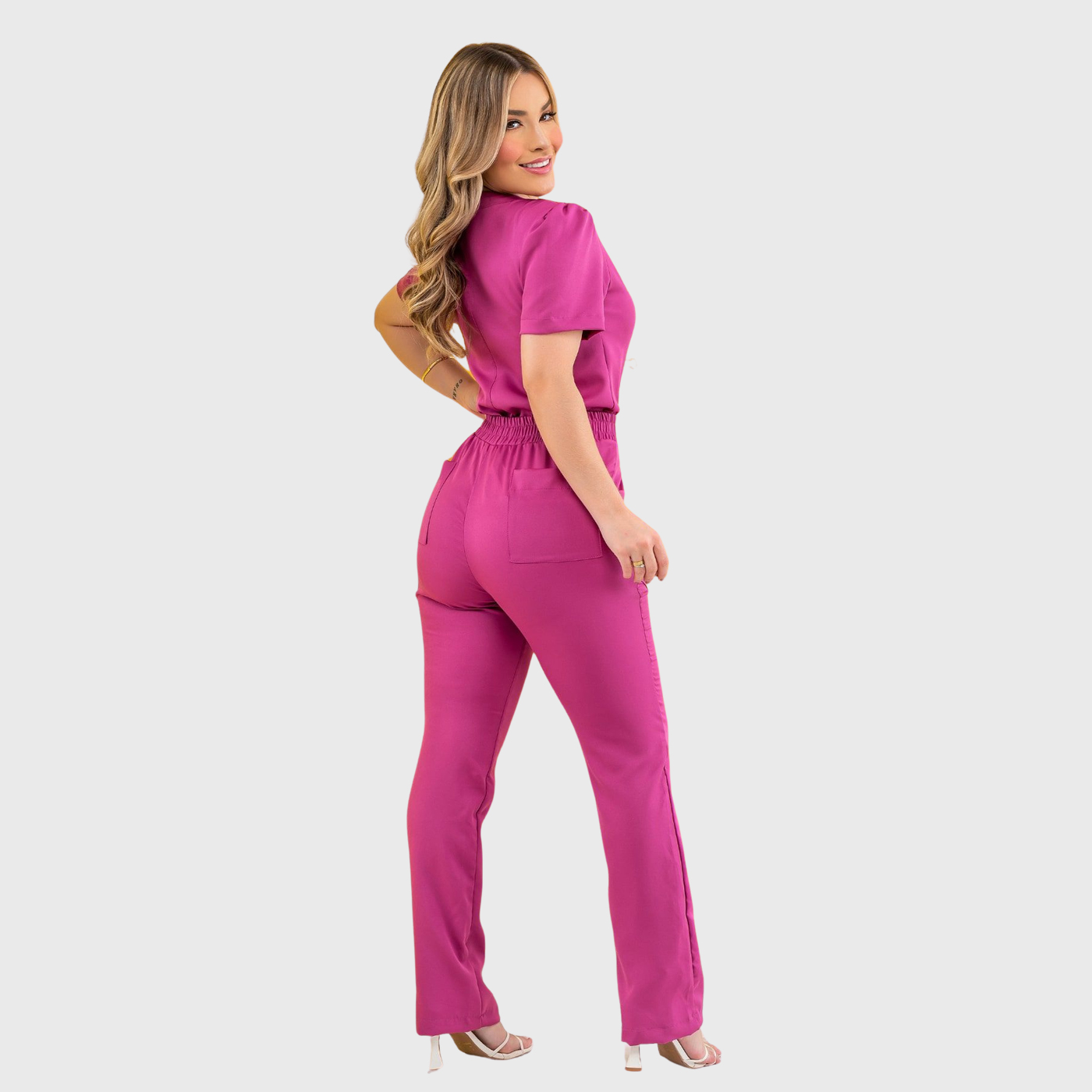 Women's Slim Fit Cutout V-Neck Scrub Top™