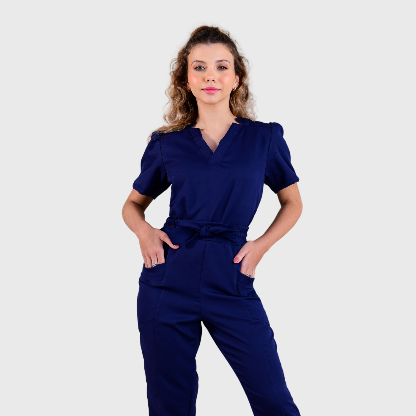 Women's Slim Fit Cutout V-Neck Scrub Top™