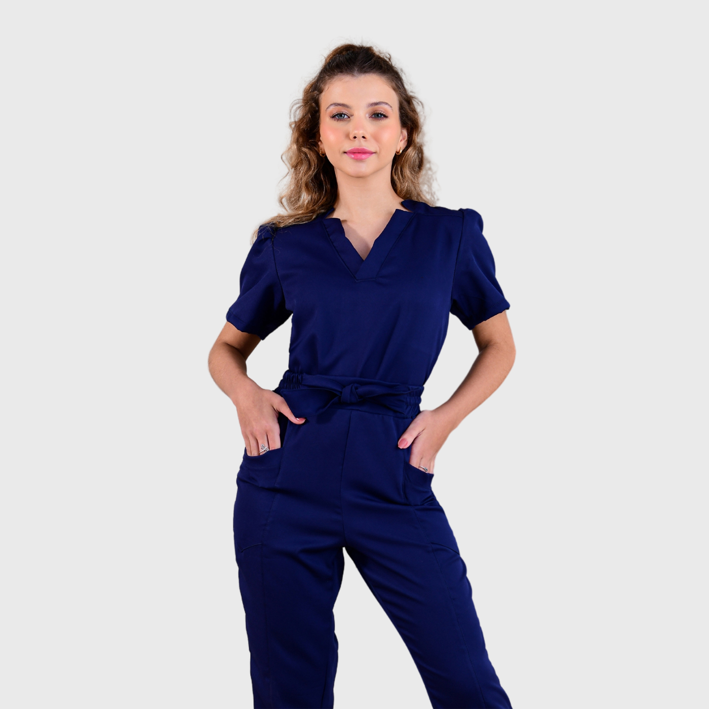 Women's Slim Fit Cutout V-Neck Scrub Top™