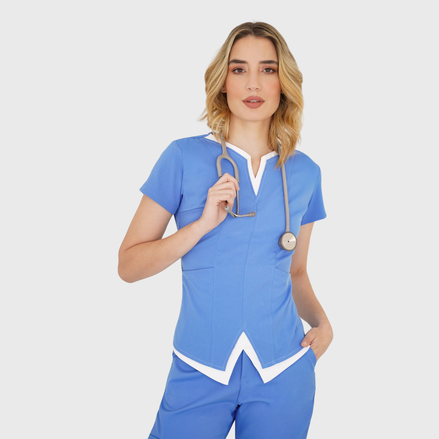 Women's W Neck Scrub Top™