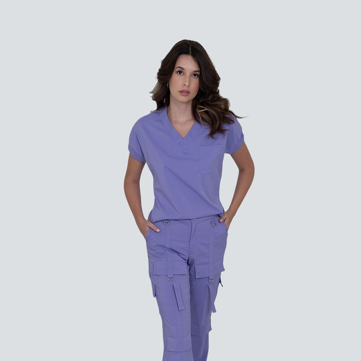 Women's V-neck One Pocket Scrub Top™