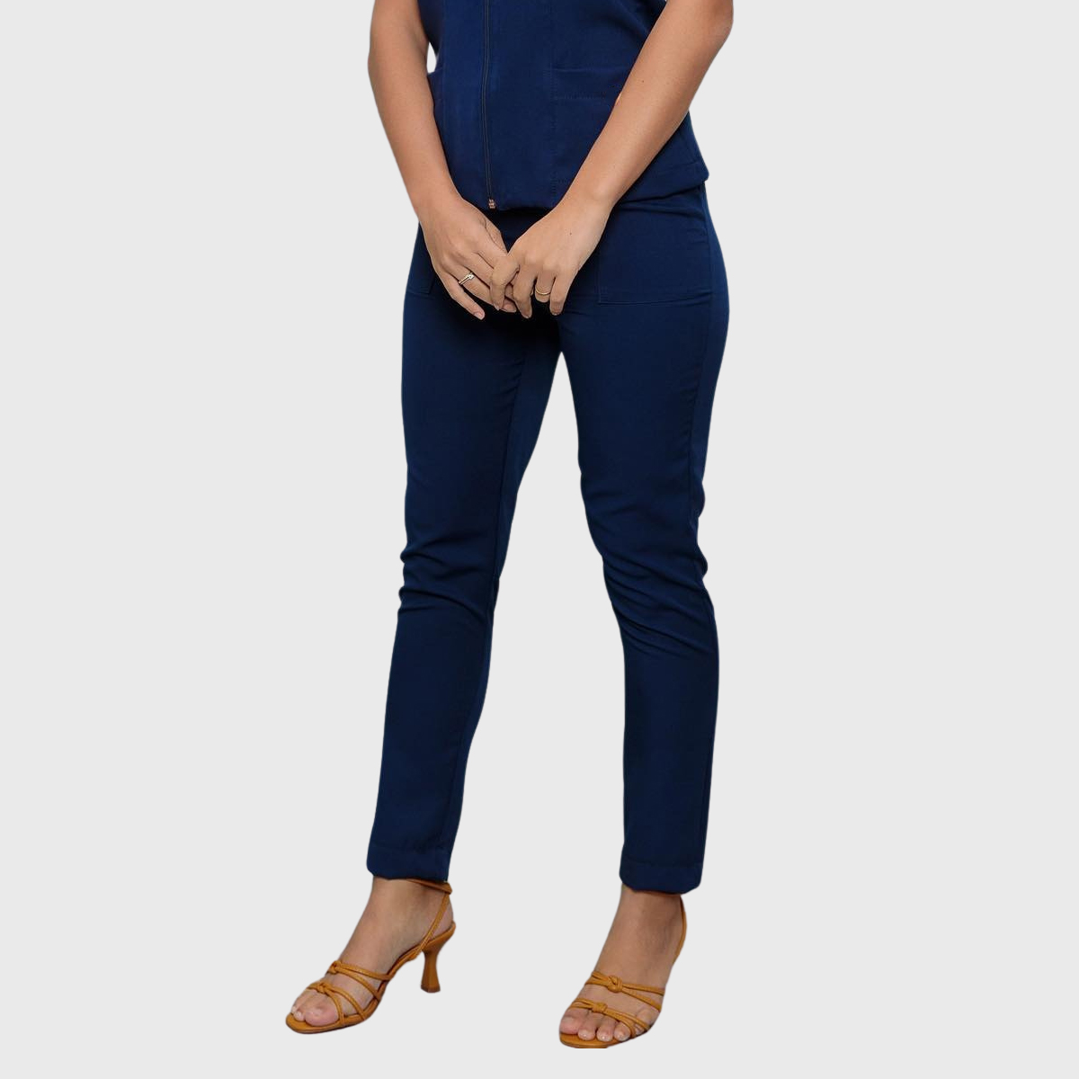 Women's Fashion Straight Leg Slim Fit Scrub Pants