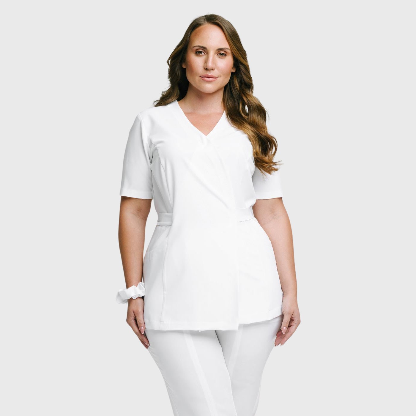 Women's Stylish Waist Adjustable Scrub Top