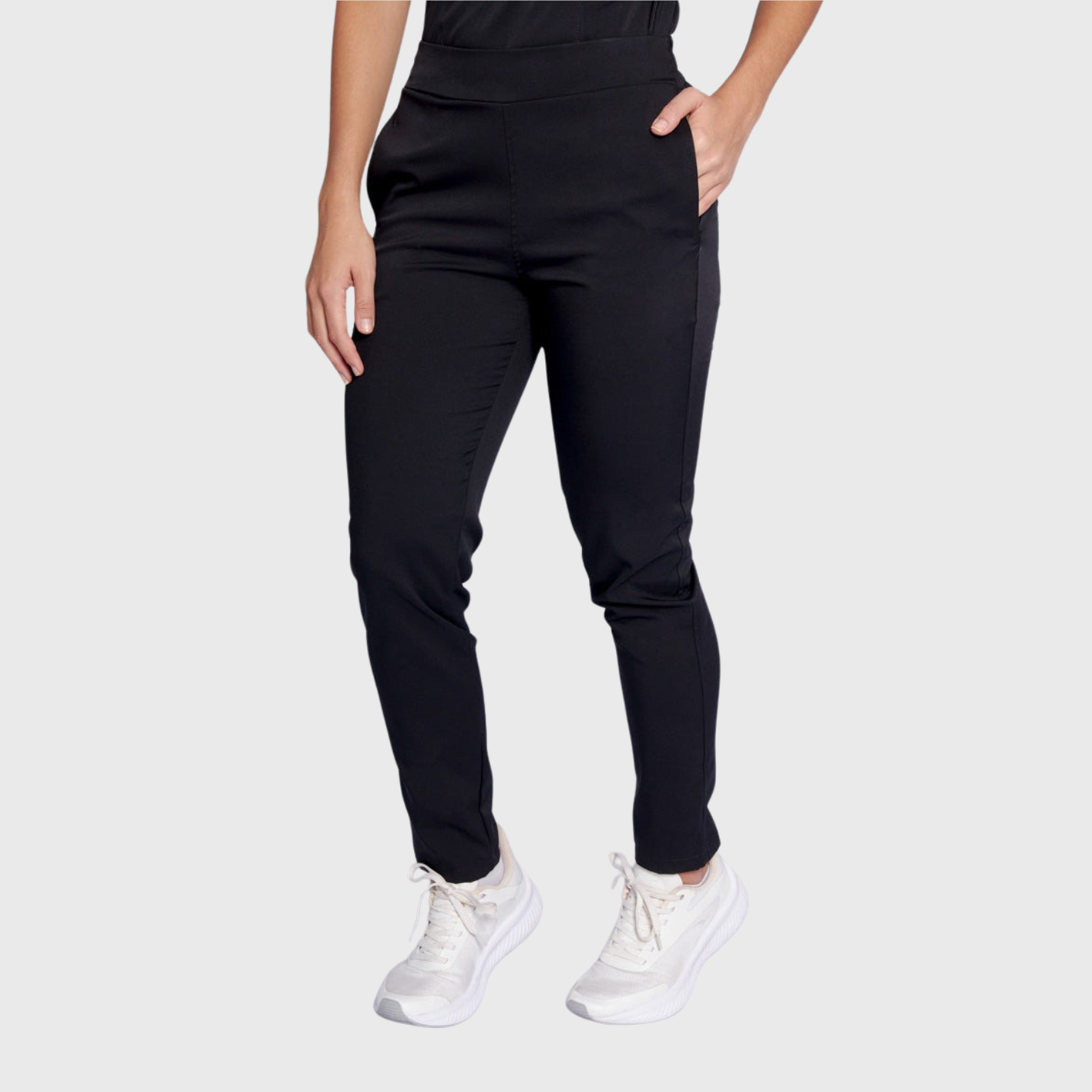 Women's Slim Fit Straight Leg Bow Pockets Scrub Pants™