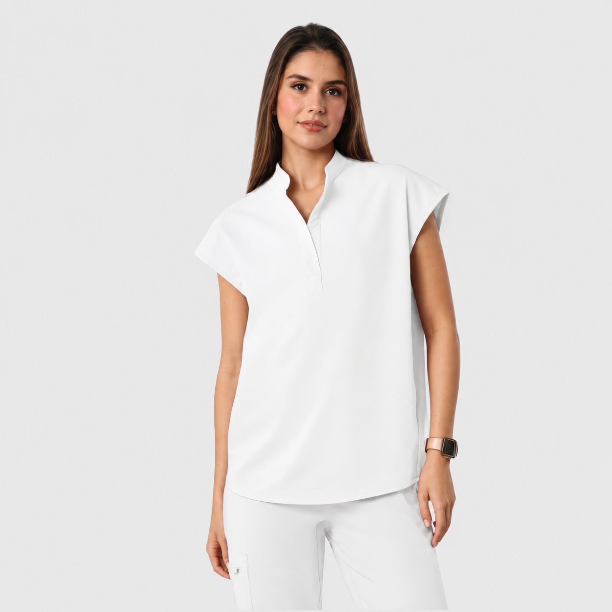 Daisy Scrub Top
