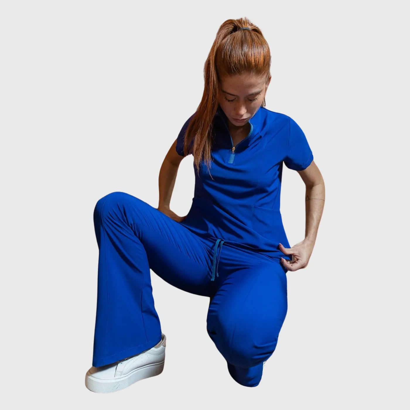 Women's Zip Collar Scrub Set CPSC1