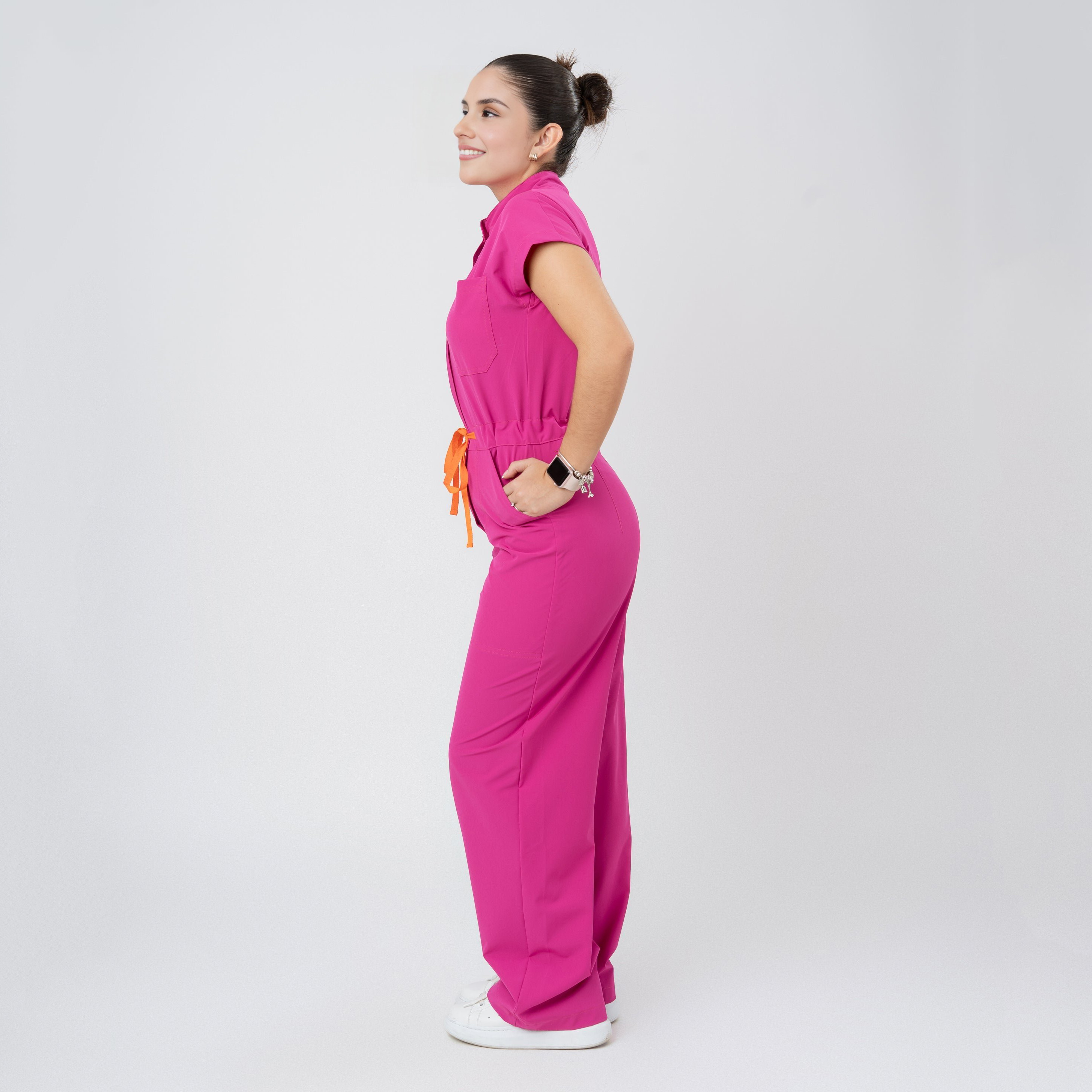 Katya Scrub Jumpsuit | Virtual Pink