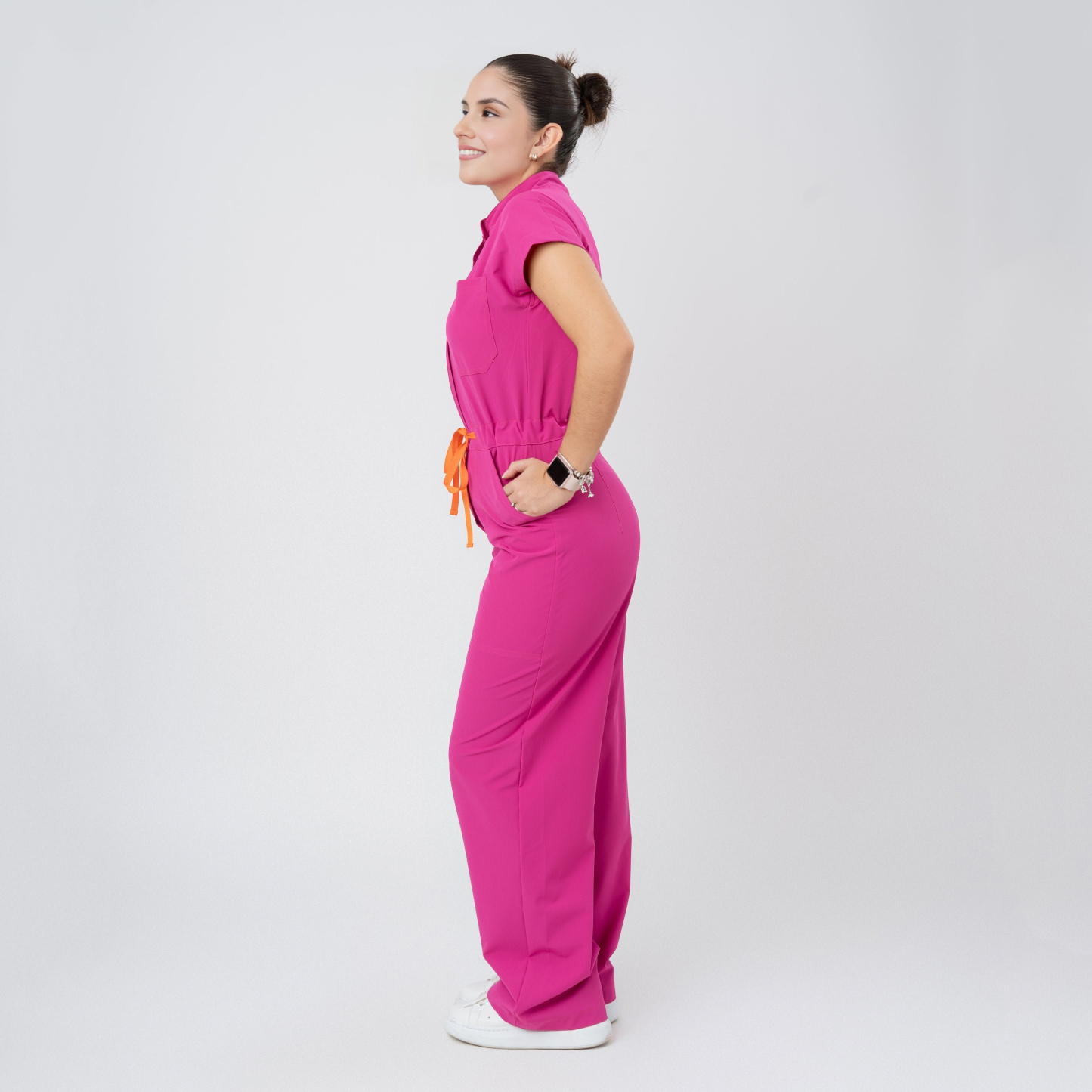 Katya Scrub Jumpsuit | Virtual Pink