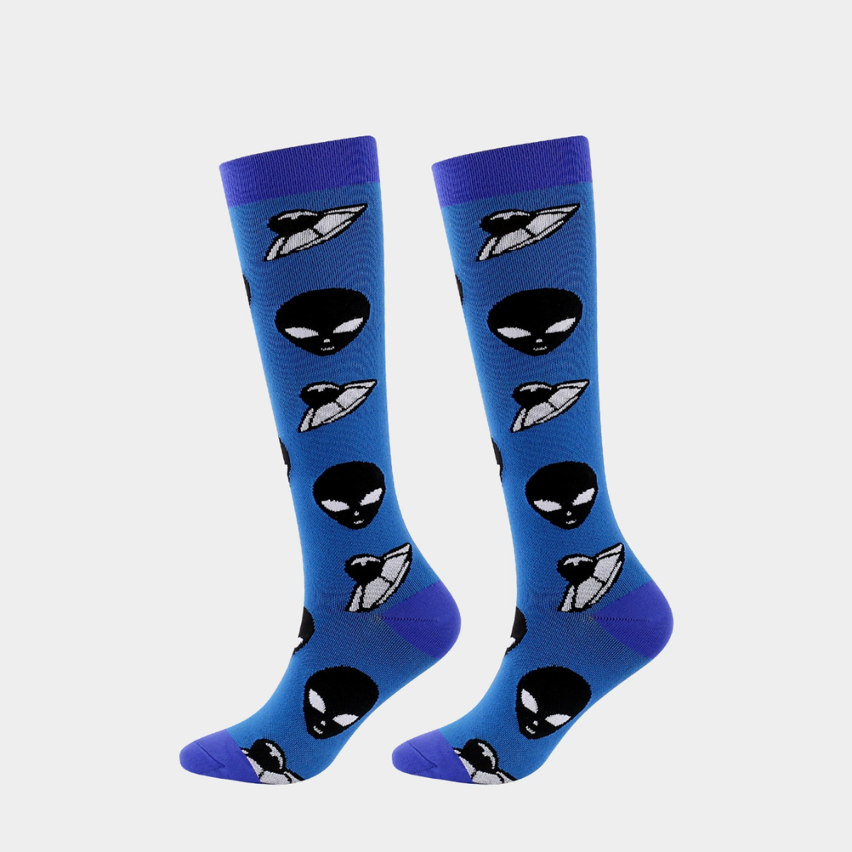 Animal  Cartoon Pattern Sports Elastic Mid-Tube Compression Socks