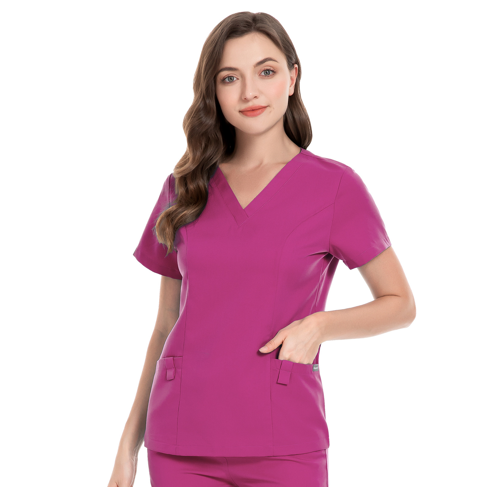 Adelaide V-neck Two-Pocket Scrub Top