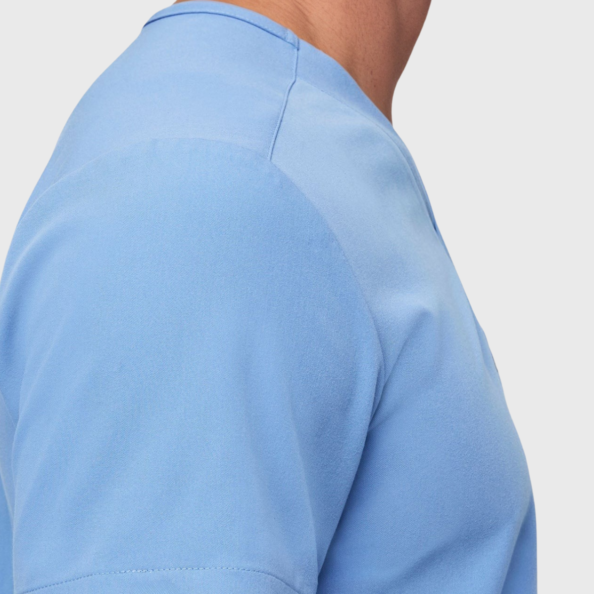 Men's Modern V-neck Three-Pocket Scrub Top