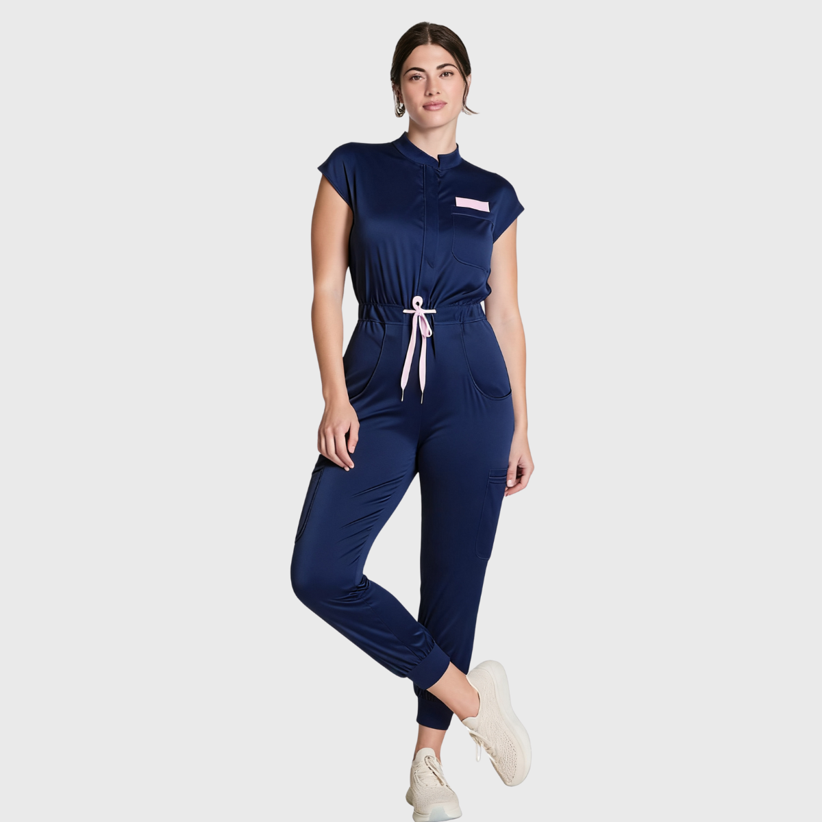 Women's Nine Pockets Soft™ Jogger Scrub Jumpsuit