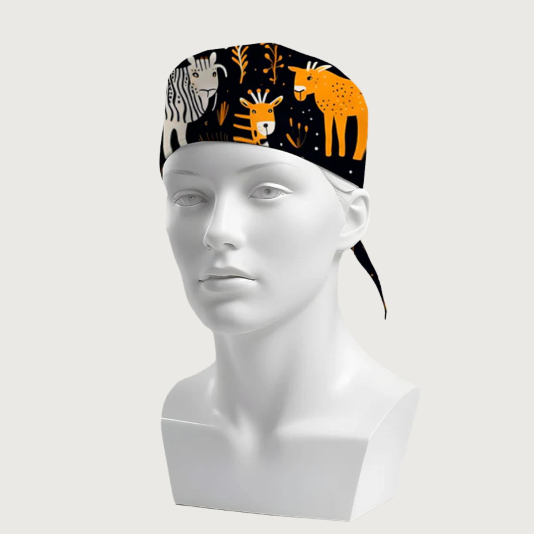 Night at the Savanna Printed Surgical Caps