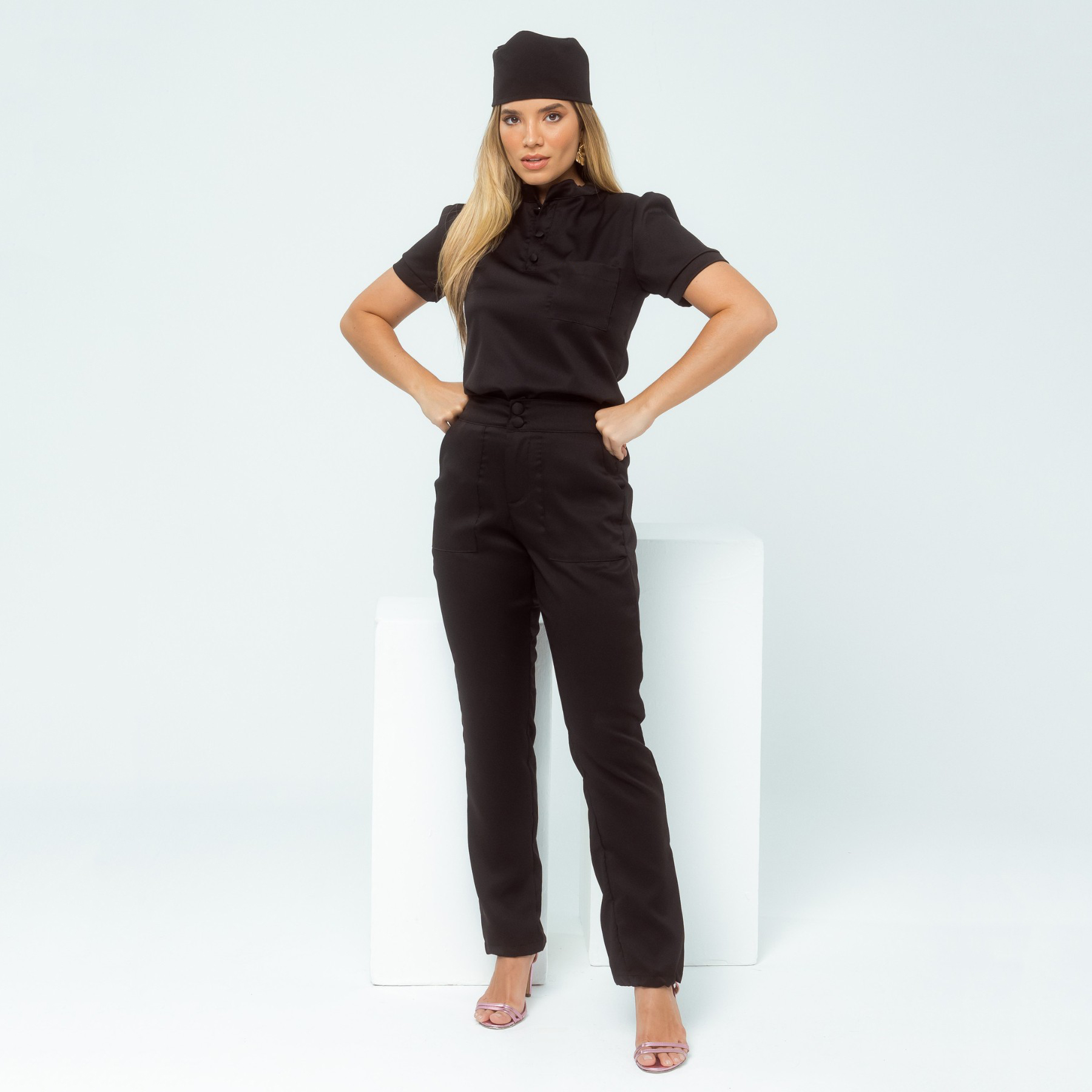 Women's Button Waist Scrub Pants™