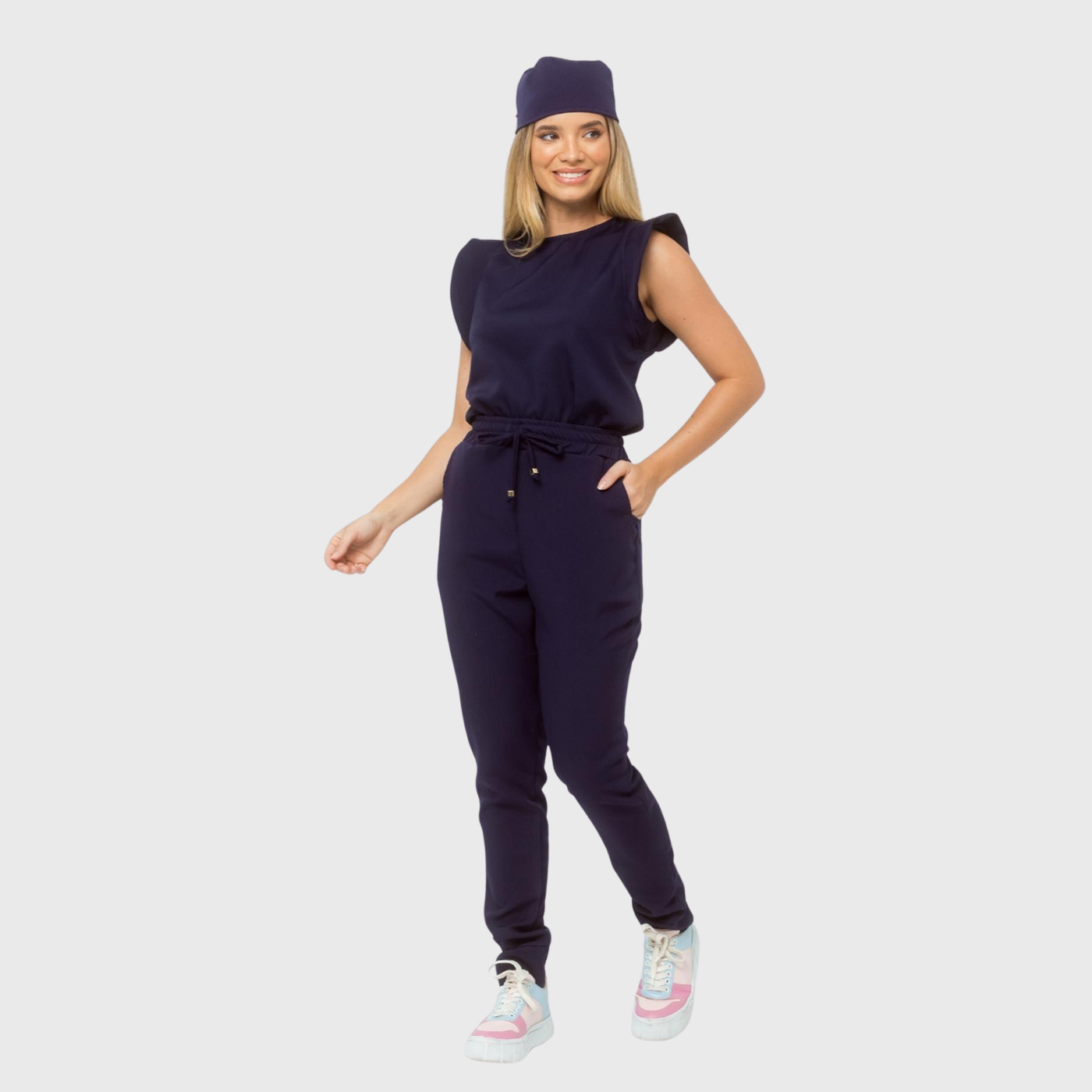 Women's Elastic Waist Drawstring 4-Pocket Scrub Pants™