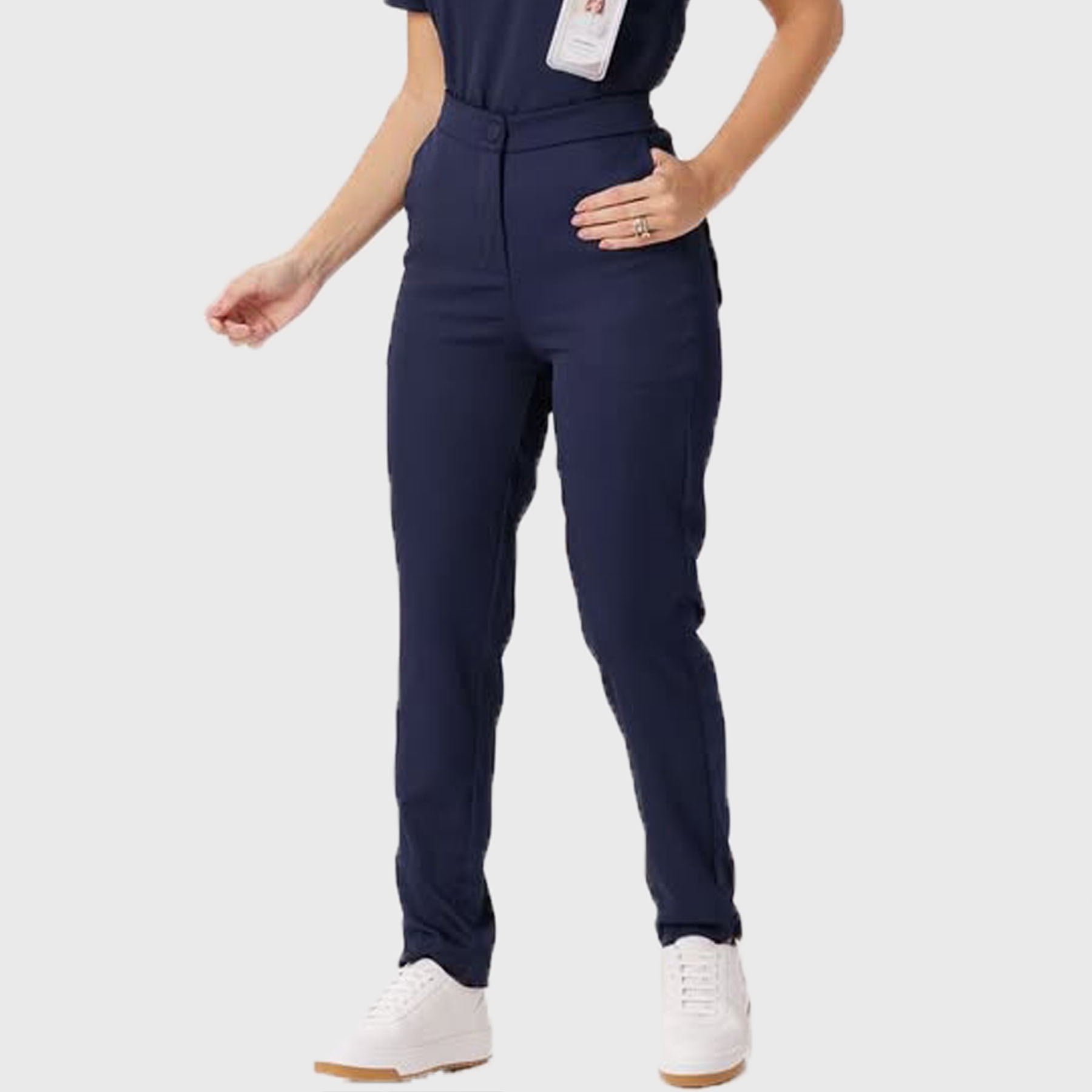 Women' Slim Fit Straight Leg 4-Pocket Scrub Pants