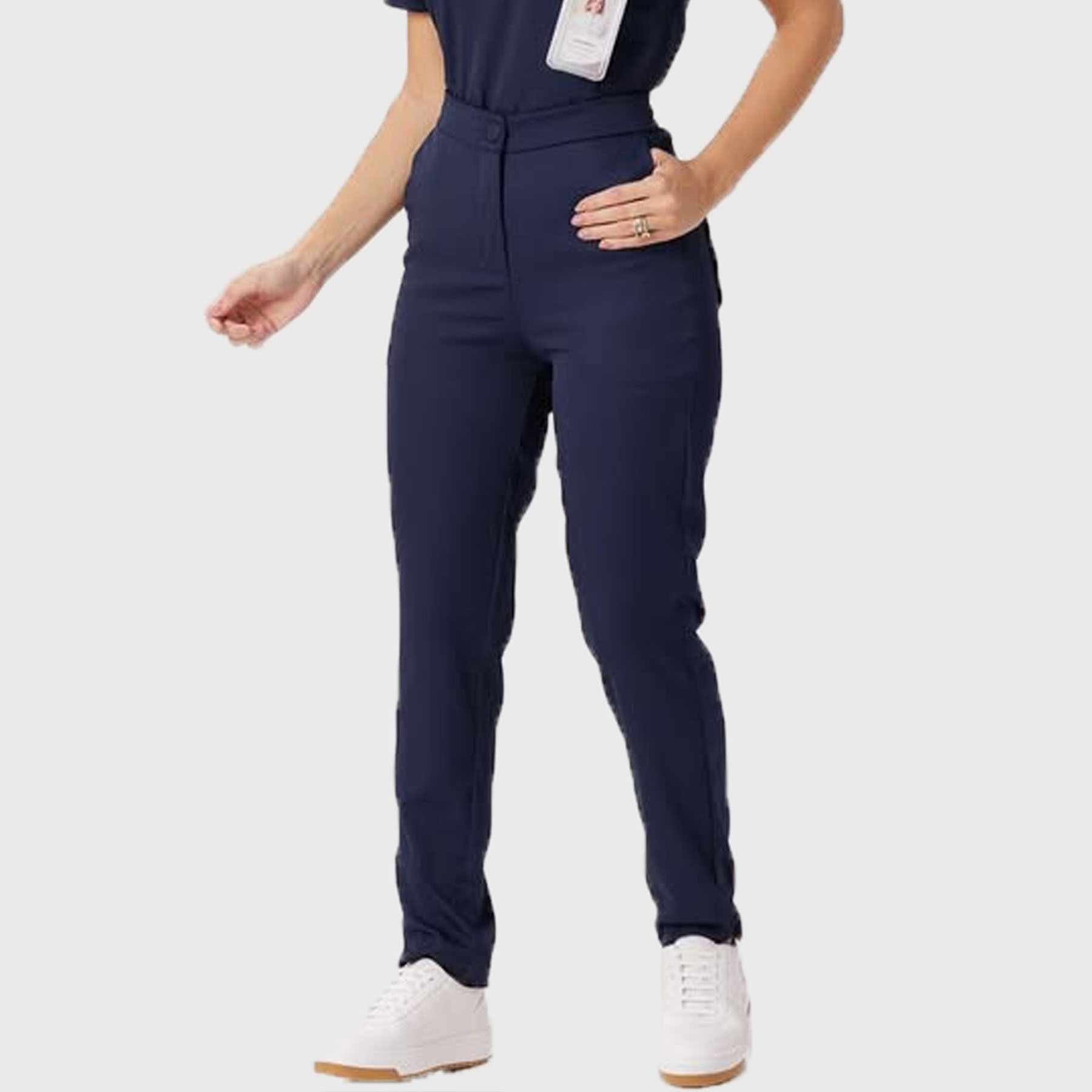 Women' Slim Fit Straight Leg 4-Pocket Scrub Pants