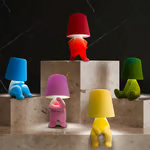 😃Cute Plush Doll Desk Lamp