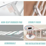 Expandable Closet Tension Shelf Storage Rack for Wardrobe, Kitchen, Bathroom