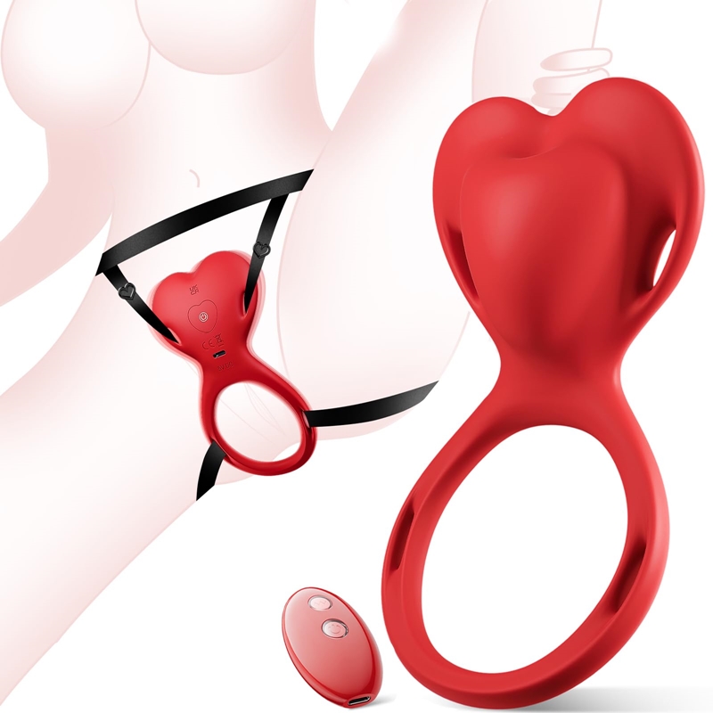 💥 Low Stock Alert! 🔥Couple's Vibrator - Ace of Hearts 💑