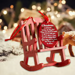 🎄Christmas in Heaven Rocking Chair Ornament❤️