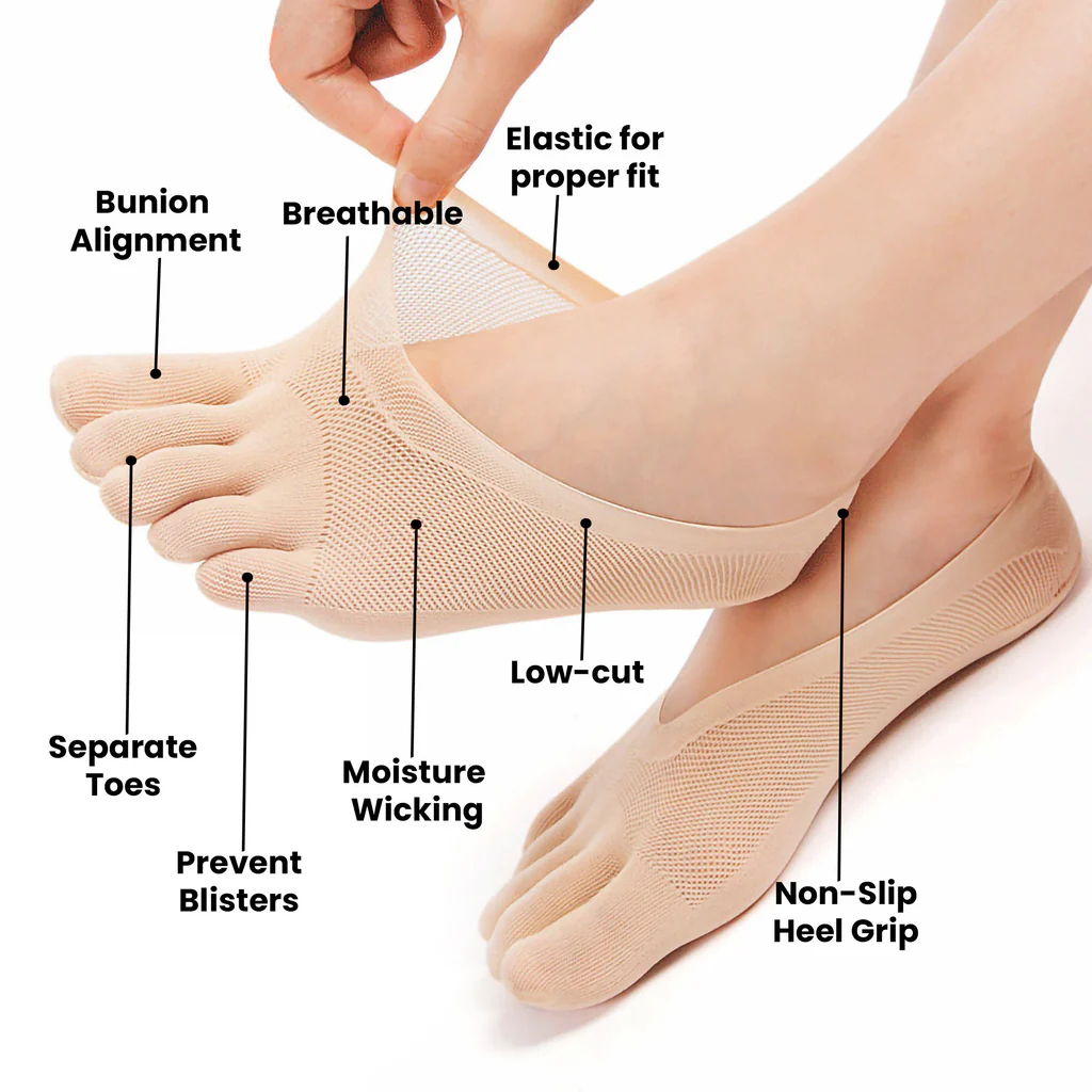 Women's 5 Toe Socks