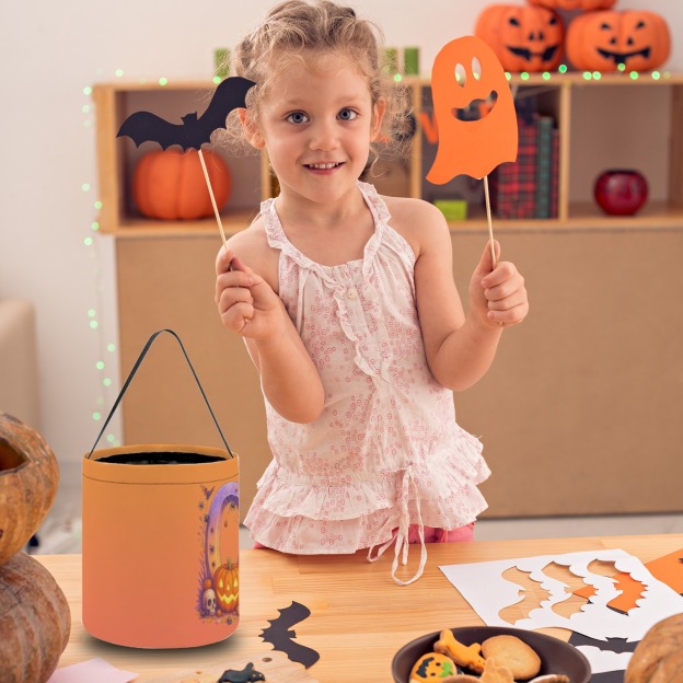 Halloween letter Treat Bucket