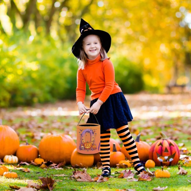 Halloween letter Treat Bucket