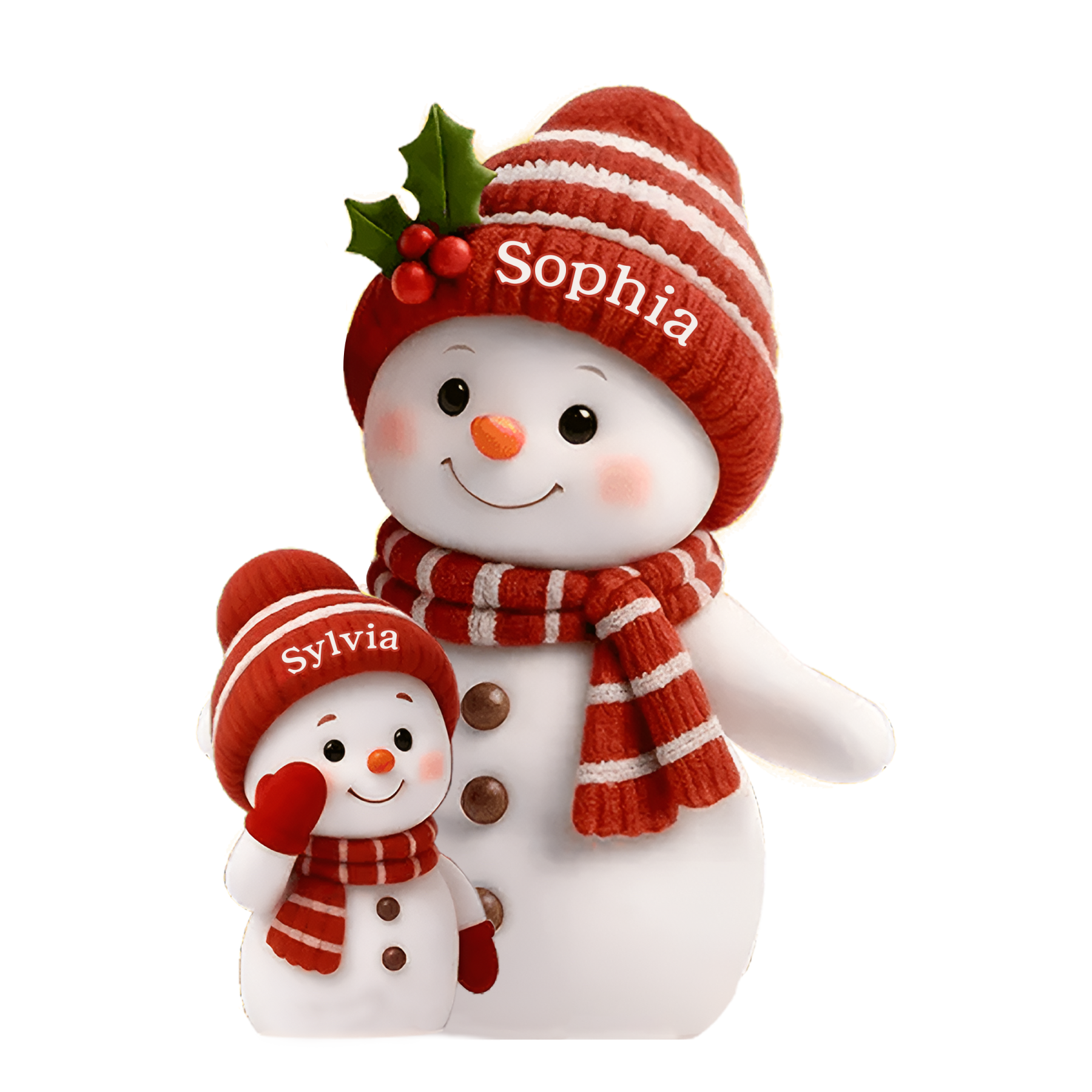 Light-Up Snowman Table Decor