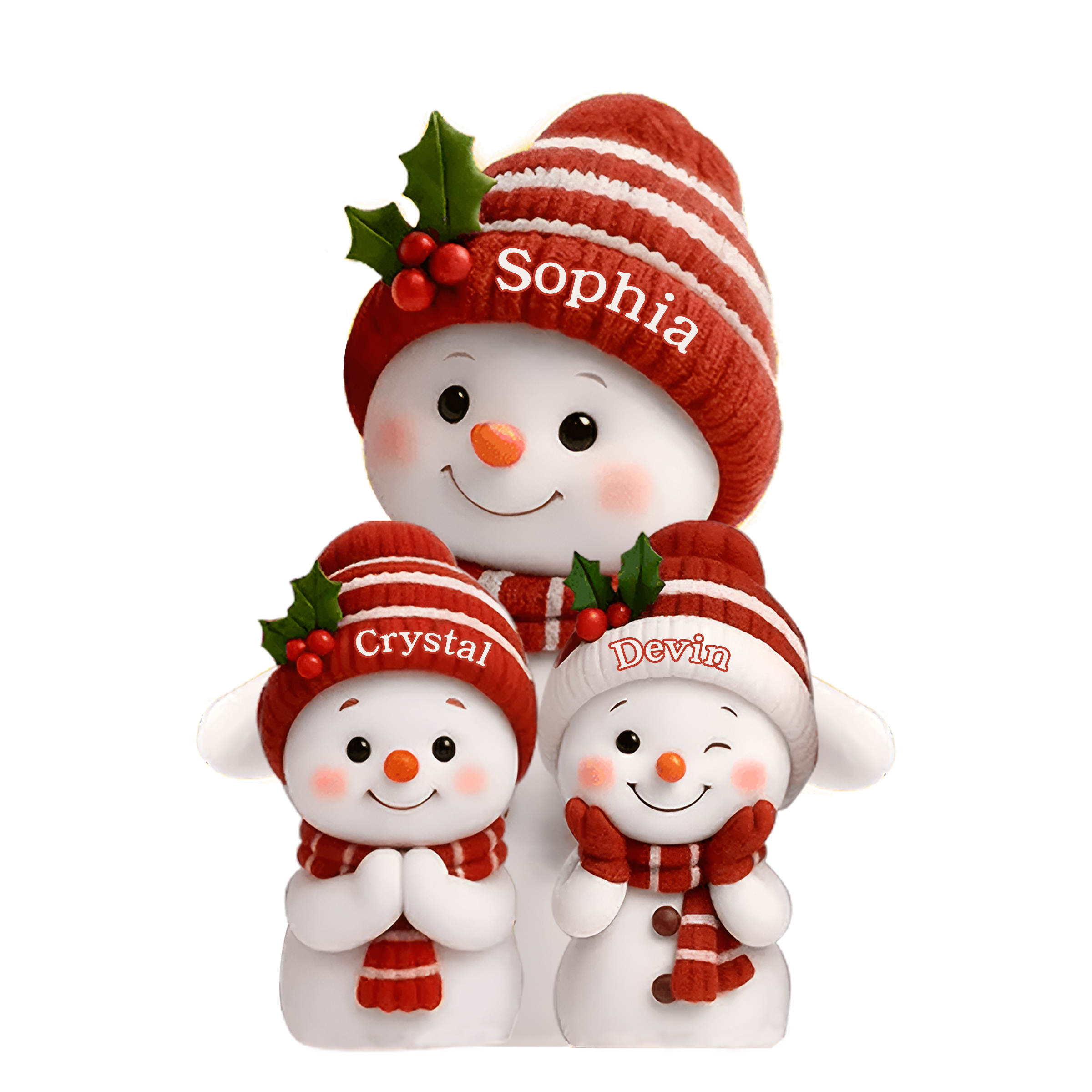 Light-Up Snowman Table Decor