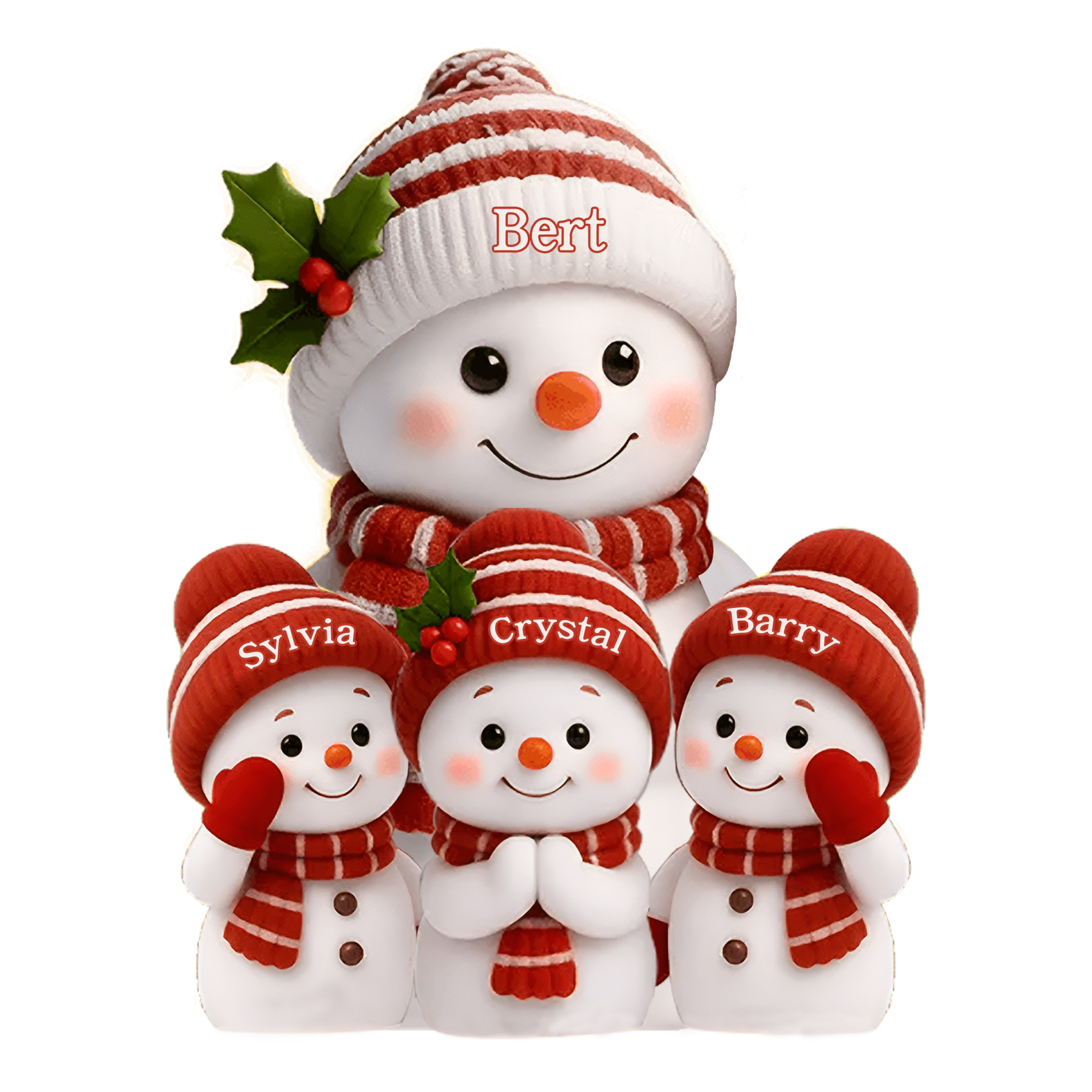 Glowing Snowman Holiday Centerpiece