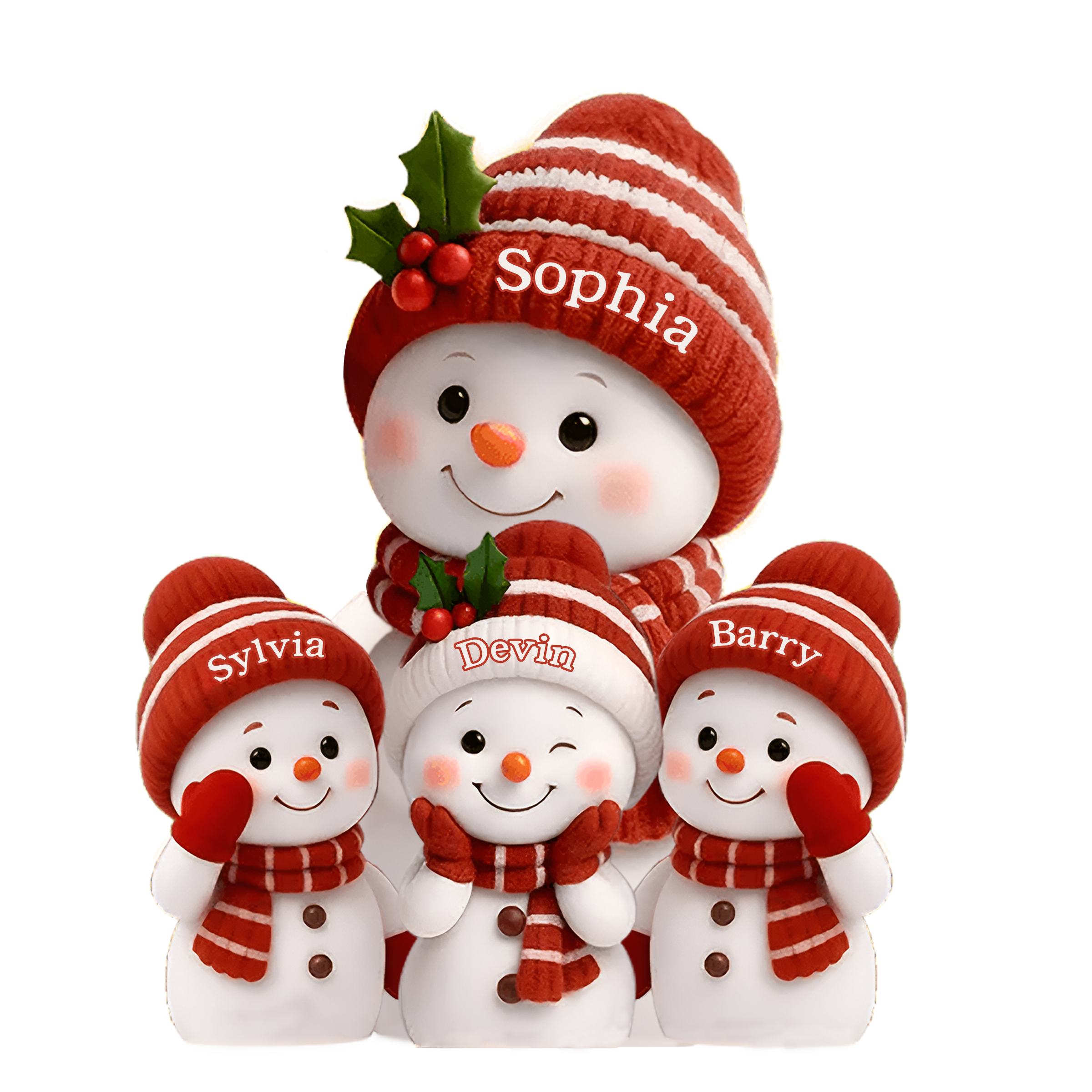 Light-Up Snowman Table Decor