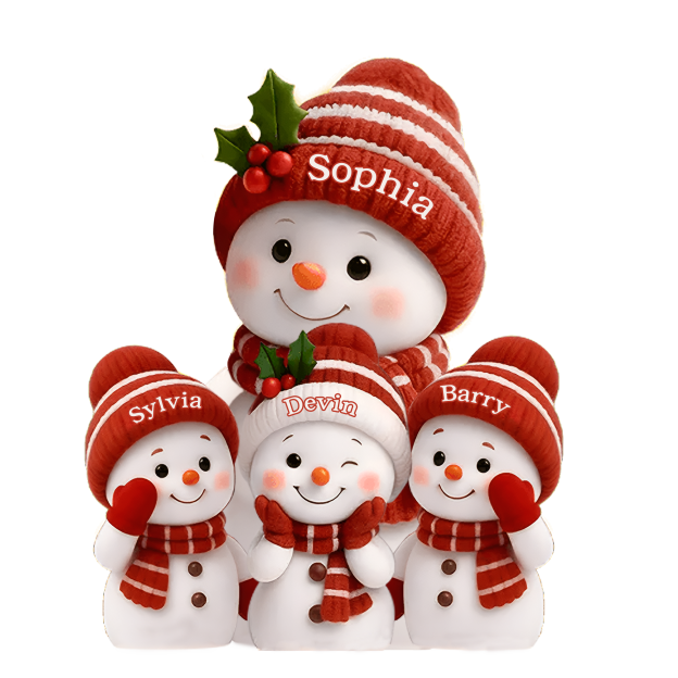 Light-Up Snowman Table Decor