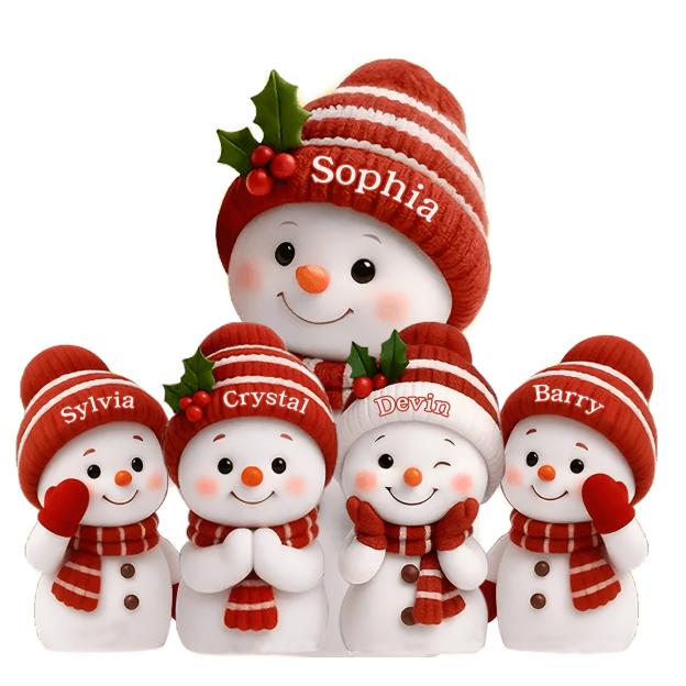 Light-Up Snowman Table Decor