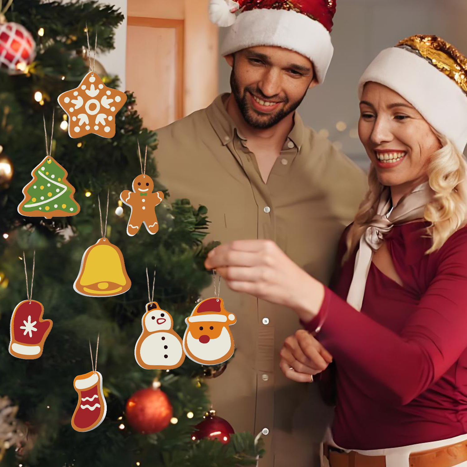 DIY Joy Christmas Ornaments