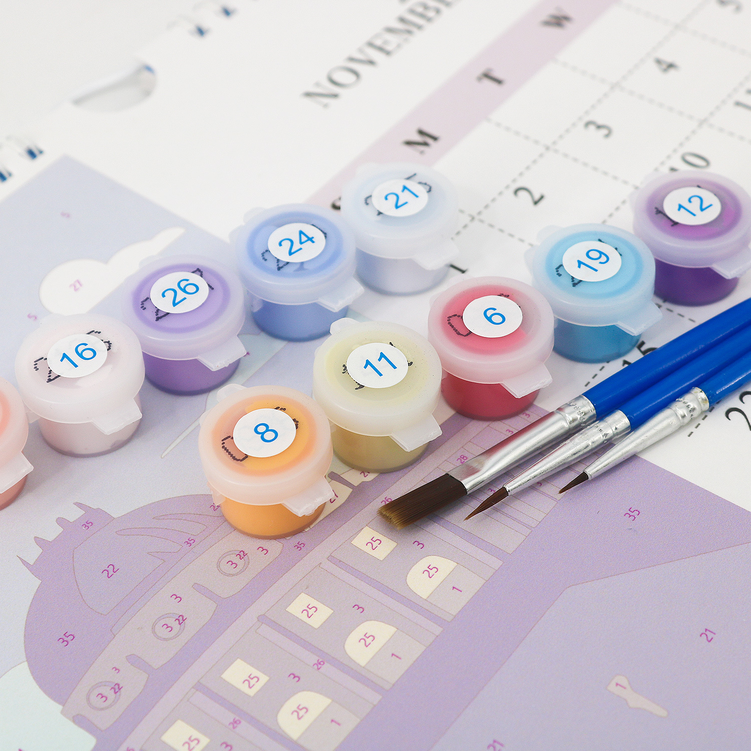 Spiral-Bound Cityscape Art Calendar 2026