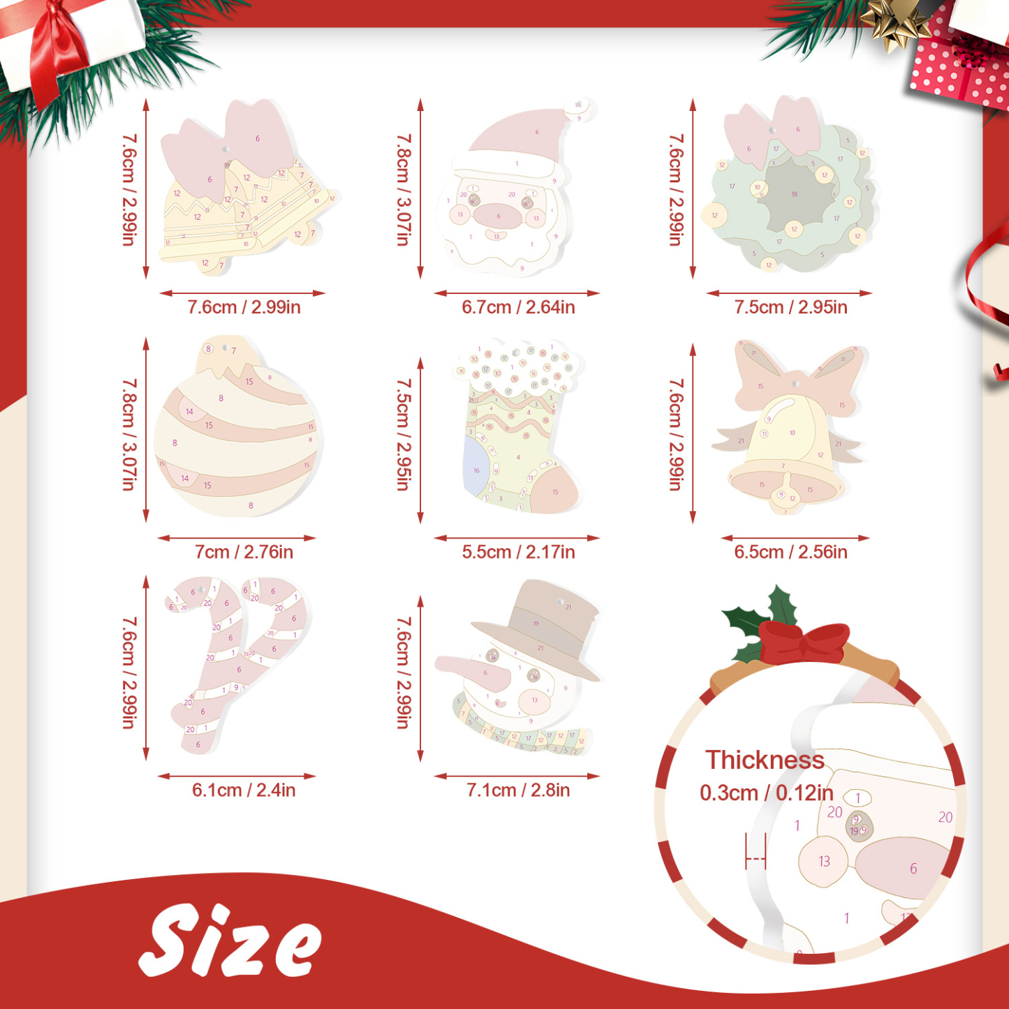 Tiny Treasures Christmas Ornaments