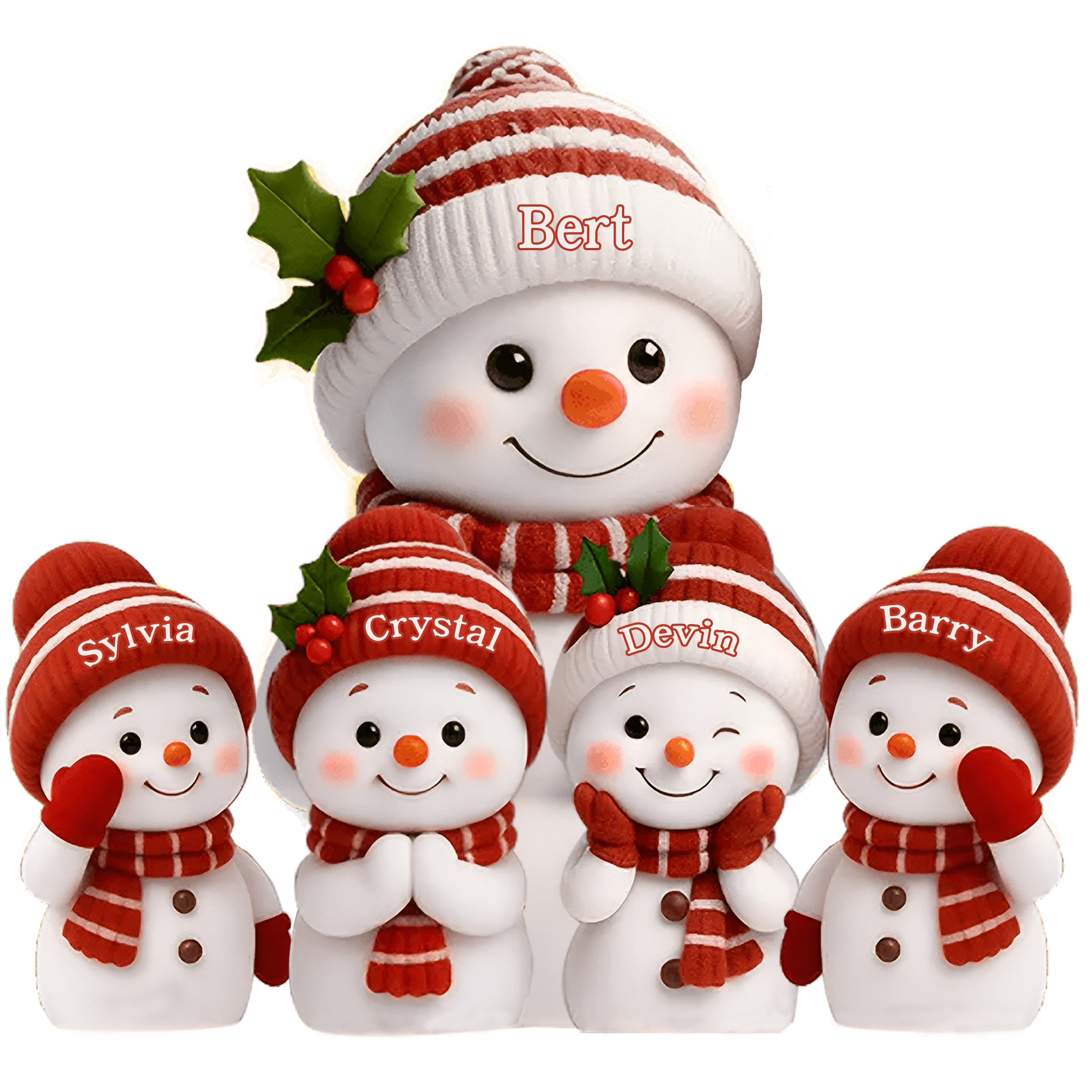 Glowing Snowman Holiday Centerpiece